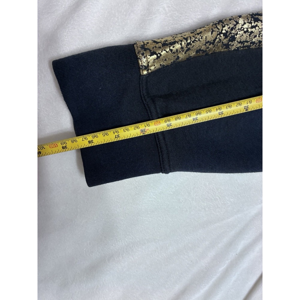 Nike Black Rose Gold Metallic Splatter Joggers Womens Medium Activewear Pants - Picture 6 of 14